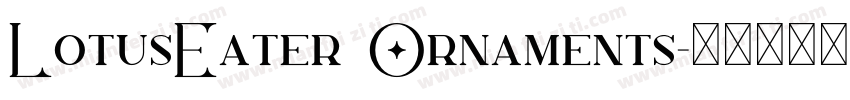 LotusEater Ornaments字体转换